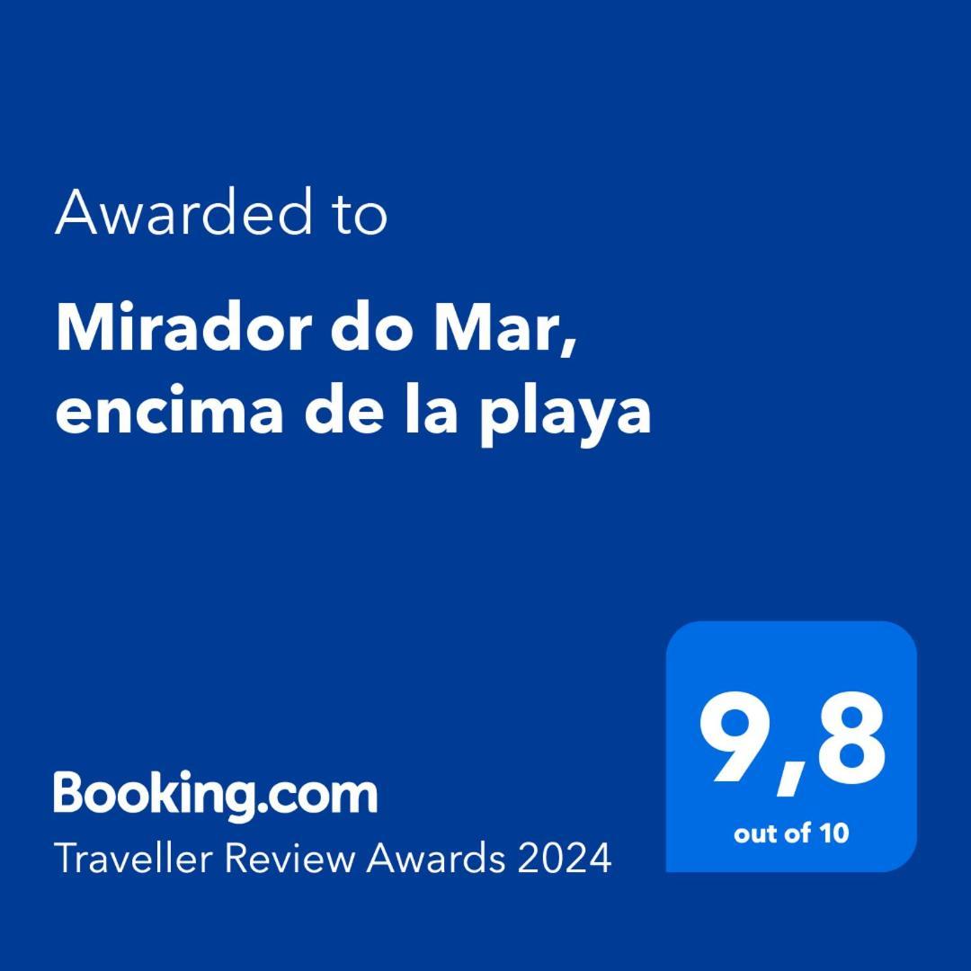 Mirador Do Mar, Encima De La Playa Moaña Exterior foto