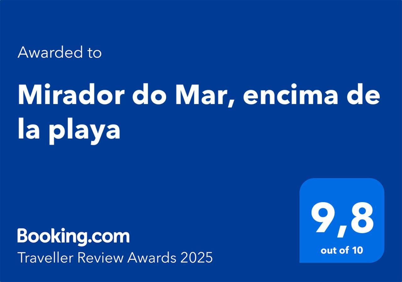 Mirador Do Mar, Encima De La Playa Moaña Exterior foto